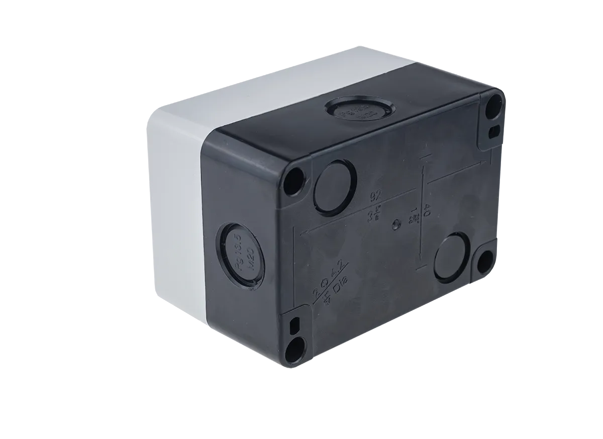 Корпус пластиковый, 2 места, серый