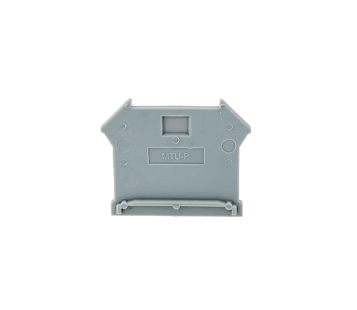 Заглушка для одноуровневых винтовых клемм, серая (уп. 20 шт.)