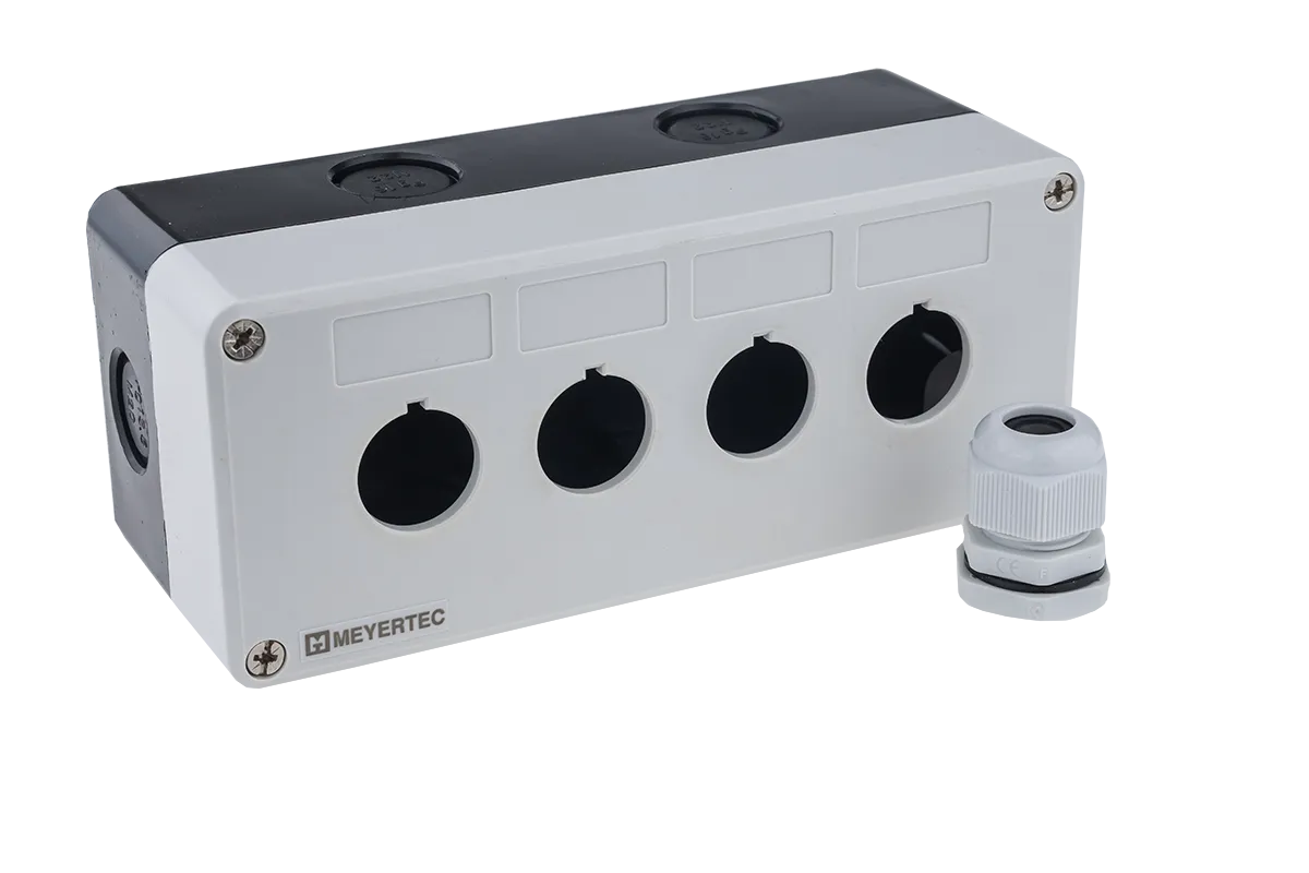 Корпус пластиковый, 4 места, серый