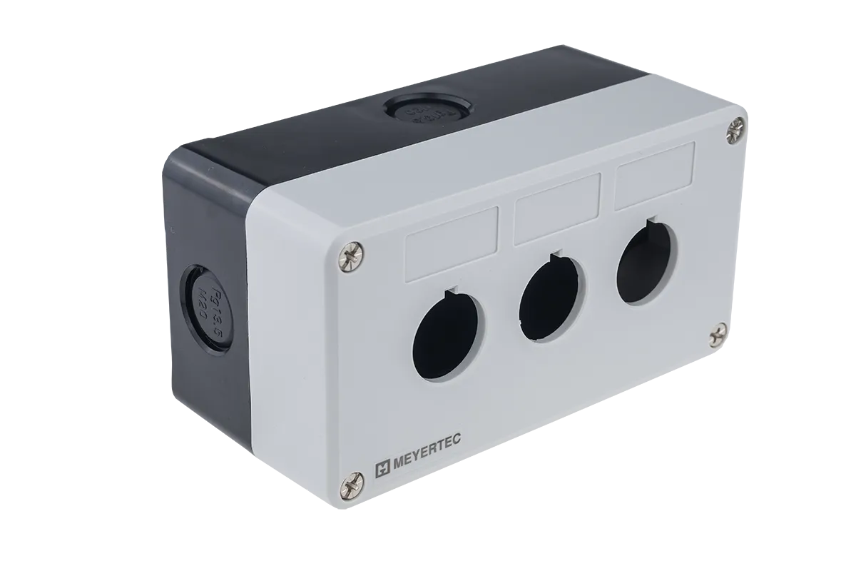 Корпус пластиковый, 3 места, серый