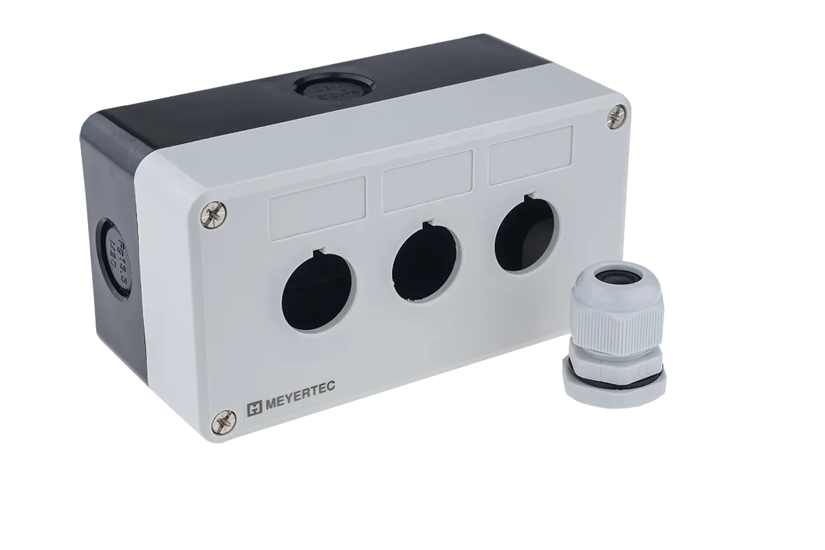 Корпус пластиковый, 3 места, серый