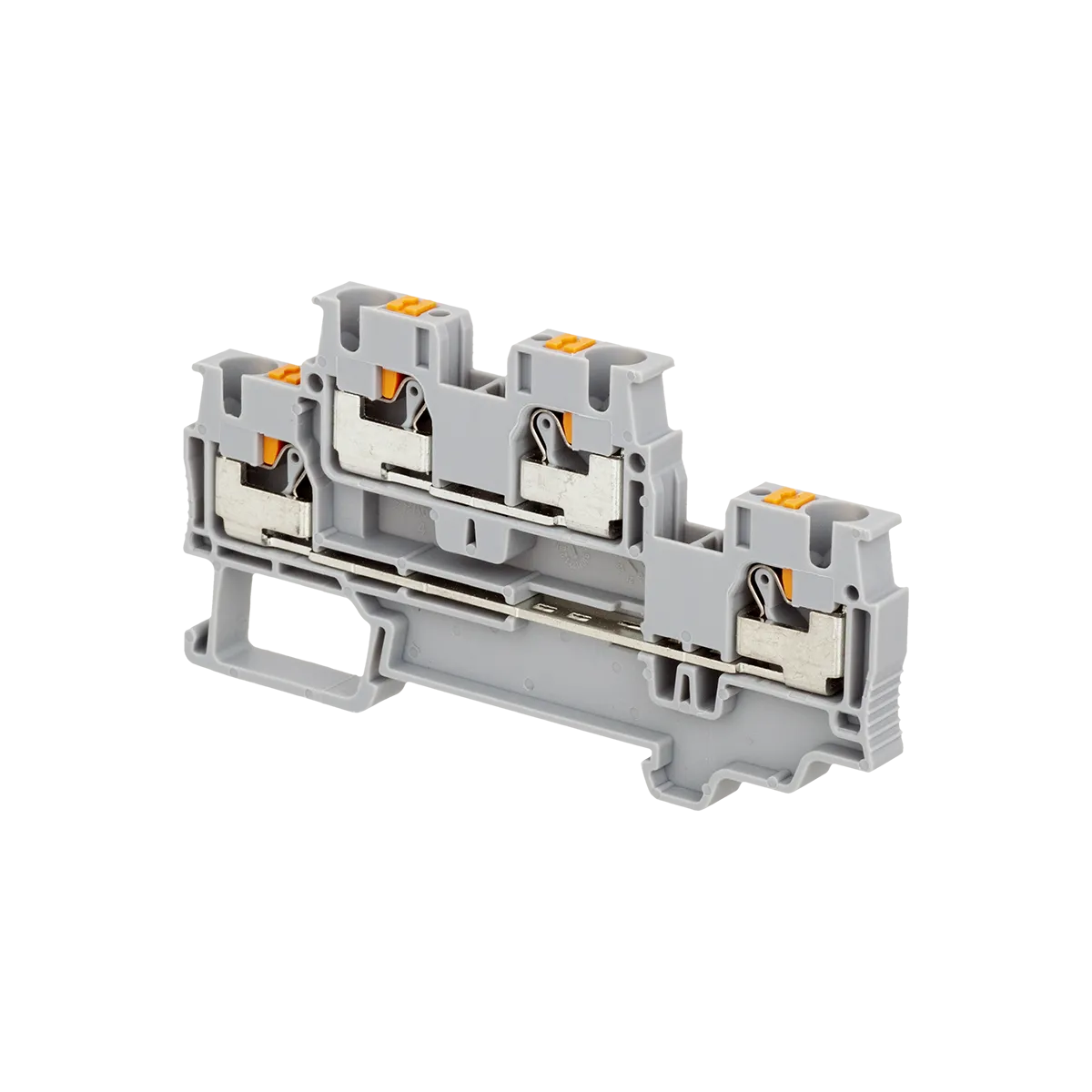 Клемма push-in двухуровневая, 4 мм²