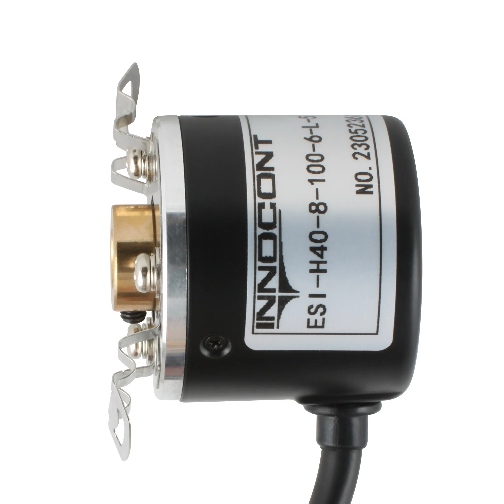 Инкрементальный энкодер D=40мм, полый вал 10мм, 500 имп/об, 5VDC, выход TTL, IP54, -20…+80°C, радиальный кабель 2м