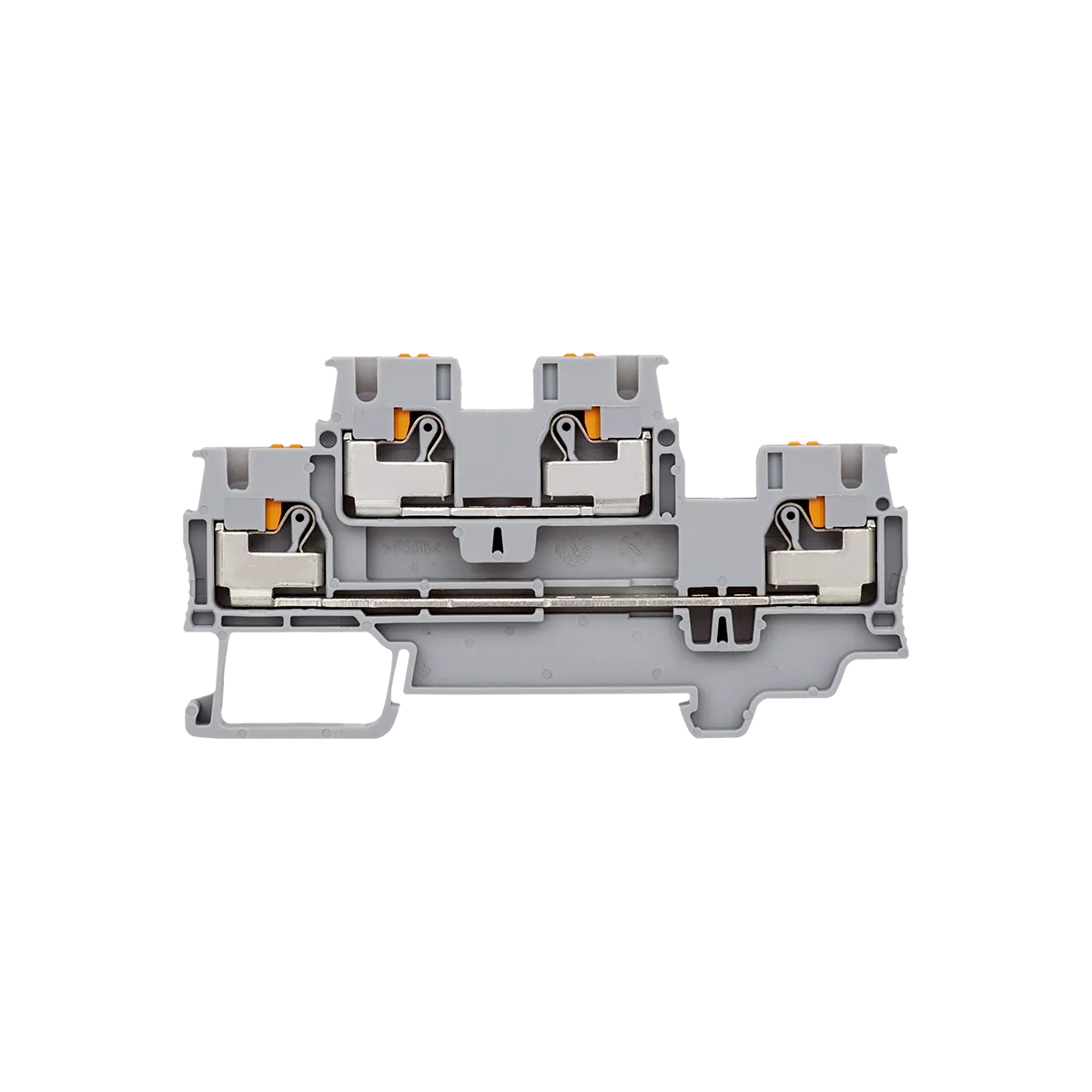 Клемма push-in двухуровневая, 4 мм²