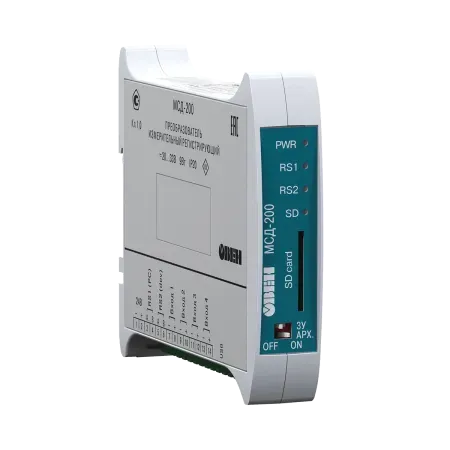 МСД-200 опрос и архивирование параметров по сети RS-485