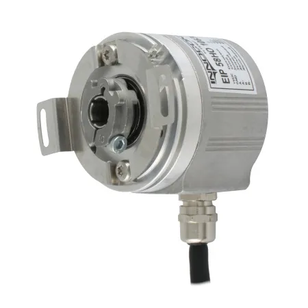 Инкрементальный программируемый энкодер D=58мм, полый вал 10мм, 3000 имп/об, 5…30VDC, выход TTL/HTL с инверсией, IP5