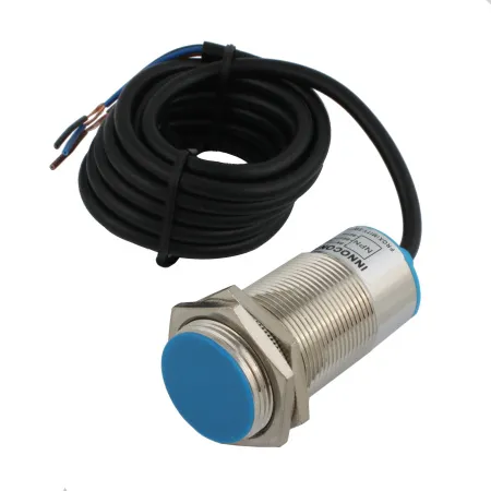 INNOCONT Индуктивный датчик, M30x1,5, L=78 мм, экранированный, зона срабатывания 10 мм, -25 +60 С, 12…24 VDC, IP65, выход: NPN NO, макс. ток 200 мА, кабель 2 м SL-30N10C