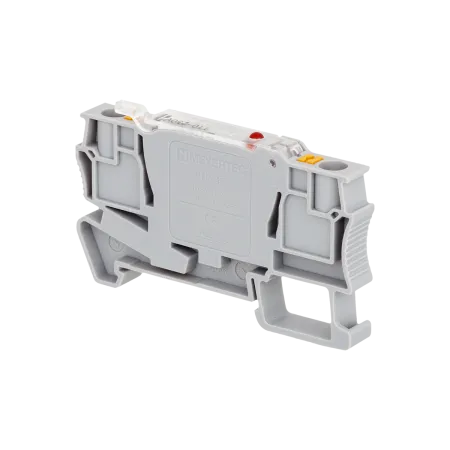 Клемма push-in с держателем предохранителя, 4 мм², индикация 220В