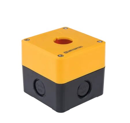 Корпус кнопочного поста, 1 место, желтый, IP54