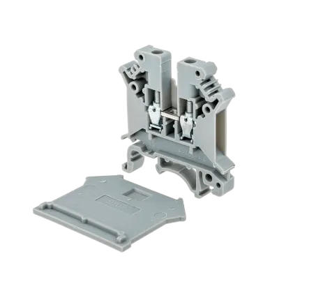 Заглушка для одноуровневых винтовых клемм, серая (уп. 20 шт.)