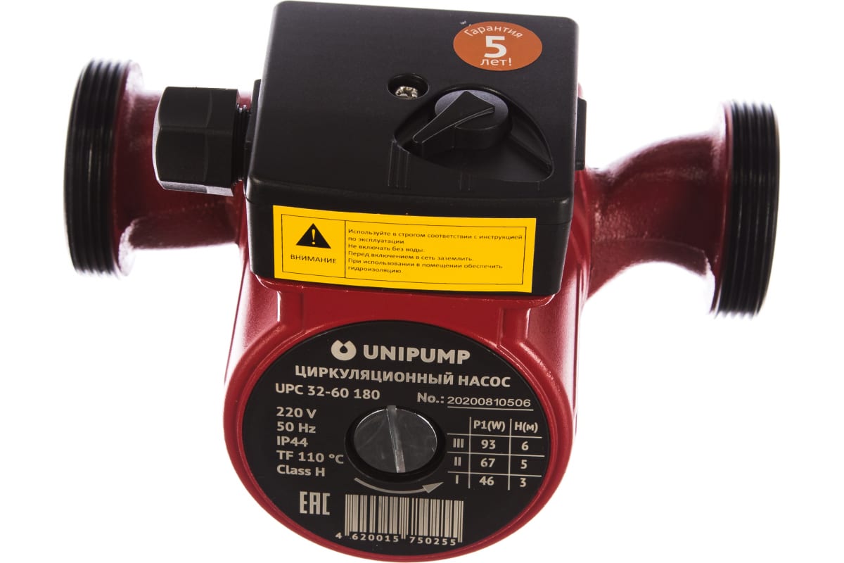 Циркуляционный насос UNIPUMP UPC 32-60 180